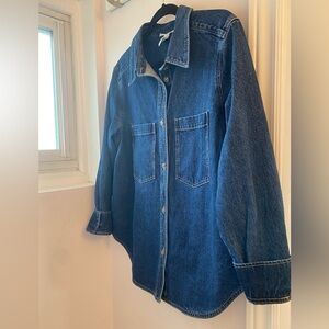 H & M Denim Shirt Jacket